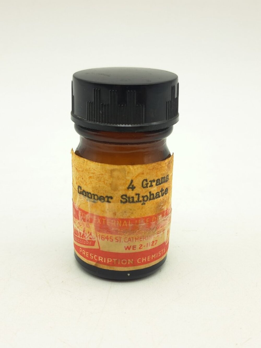 Vintage Medical Supplies Copper Sulphate